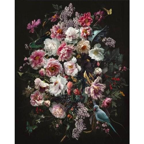 Full Square/Round Drill 5D daimont DIY Diamond Painting "Flower landscape" 3D Embroidery Cross Stitch 5D Home stickers Decor