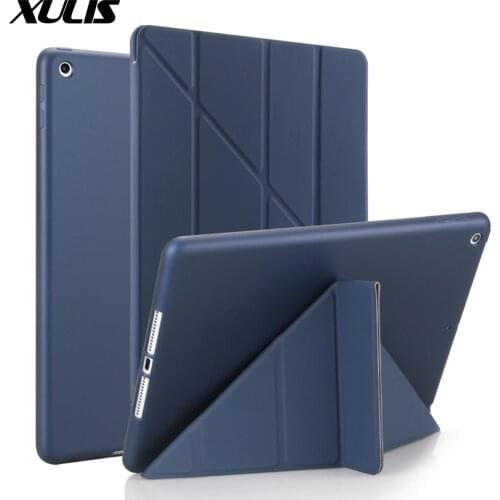 For ipad 9.7 2018 Case Leather Silicone Soft Back Cover Case For ipad 6th Generation Case Smart Cover For ipad 9.7 2017 Case