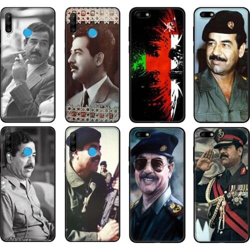Black tpu Case For Huawei Honor 20 Lite 10 10i 20S 30S 30 Case Honor 7A 5.45 7s 7C 5.7 Case Cover Saddam Hussein Iraq Arabic