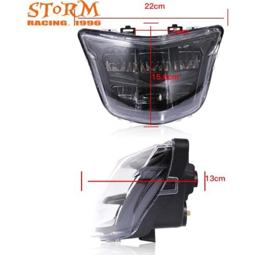 Motorcycle Lights Headlight For Yamaha LC150 Y15ZR LC 150 Motorcycle Complete LED 12V Headlight Assembly