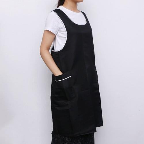 1pc Salon Hair Stylist Apron With Pockets Professional Hairdresser Barber Smock Vest Cleaning Cooking Apron Cooker Clothing