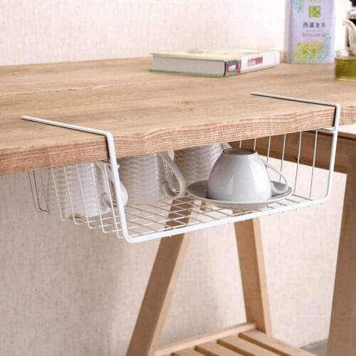 Kitchen Storage Cupboard Towel Cup Drain Storage Rack Dishes Holder Office Book Magazine Organizer Hanging Basket