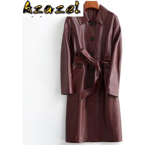 100% Genuine Jacket Women Autumn Winter Natural Sheepskin Coat Female Real Leather Jackets Windbreaker BL190174