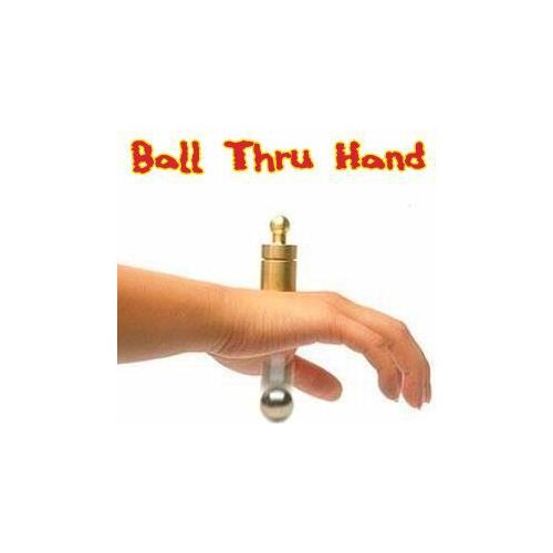 Ball Thru Hand - Tricks, Magie Tube Stage Close Up Illusion Gimmick Props Accessories Classic Toys,Fun,Street Magia