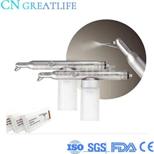 2 in 1 Sandblaster System Teeth Whitening Cleaning Sandblasting Dental Gun Machine Teeth Polisher Air Flow Dental Polisher