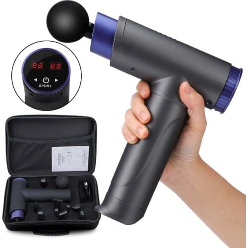 Fascia Gun Fitness Electric Shock Gun Muscle Relaxer Massager Small Vibration Relaxer Massage Gun