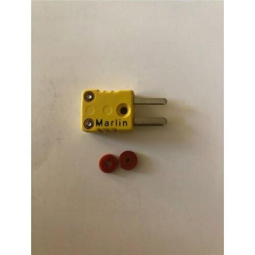 Industry Flat Pin Marlin Male Miniature K type Thermocouple Connector