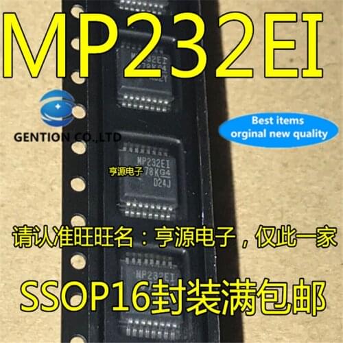 10Pcs MAX3232EIDBR MAX3232EIPWR MAX3232 MP232EI TSSOP16 in stock 100% new and original