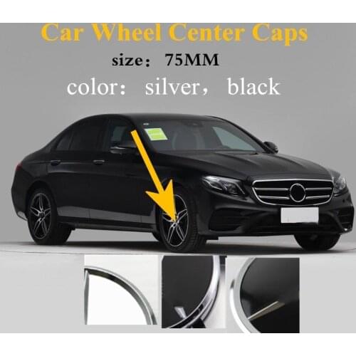 4pcs 75mm Car Wheel Center Hub Cap Badge Cover For Mercede B W205 W204 W203 W212 W211 W213 W210 W164 A1714000025