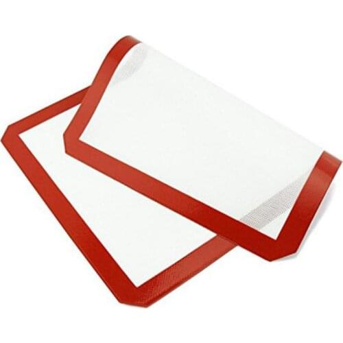 50pcs 40*60cm 40x30cm 30x21cm Silicone Mats Baking Liner Best Oven Mat Dough Mats Heat Insulation Pad Bakeware Table Mat SN1921