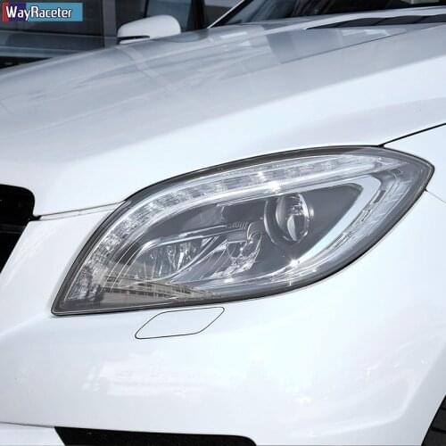 Car Front Light Transparent TPU Headlight Protective Film For Mercedes Benz A C E S CLA ML CLS SLK SLC SL Class AMG GT Maybach