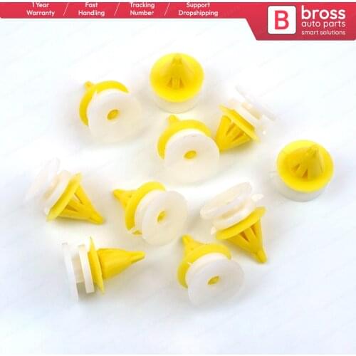 10 Pieces Interior Door Trim Clips 7703077250 for Renault