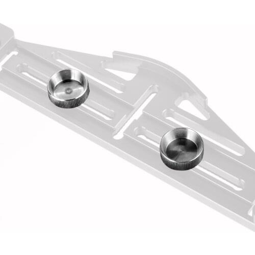 2Pcs 1/4" 1/4-20 Quick Release Camera Fixing Screw Stainless Steel 304 Hand Screw for Handle Tray Bracket Underwater Photography