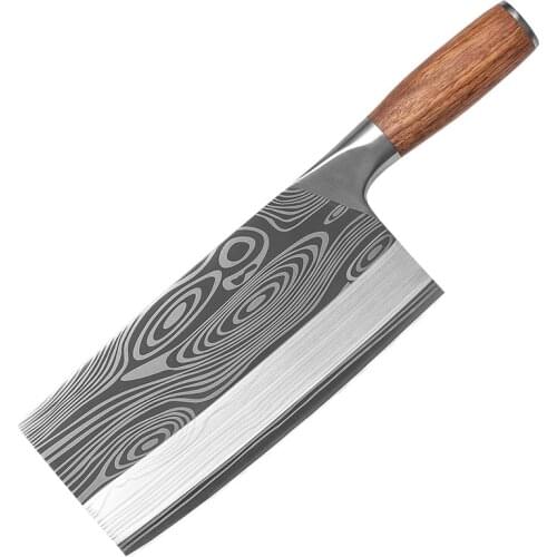 Chinese Slicing Knive Chef Knife Super Sharp Blade Vegetable Meat Fish Knife 4Cr13 High Hardness Kitchen Cooking Knives Cleaver