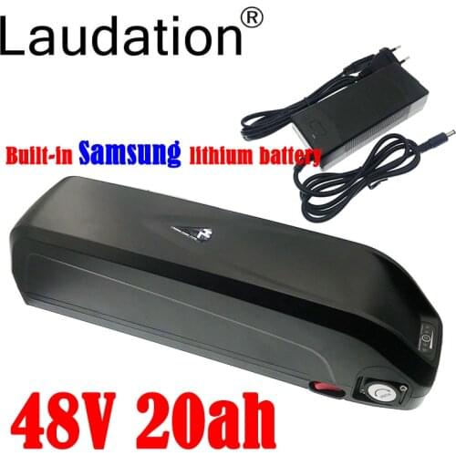 Laudation Electric Bike Battery Pack 48V 20Ah 36V 25Ah Built in Samsung 18650 Cells Front Rear Hub / Mid Drive Bicycle Motor Kit