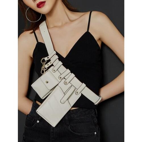 Leather Waist Bag Women Fanny Pack 2019 Luxury Brand Fashion Waist Belt Bag Fanny Pack Bags for Women Travel Phone Pouch Purse