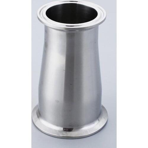 63mm to 51mm 2" Pipe OD 2.5" to 2" Tri Clamp Reducer SUS 316L Stainless Sanitary Pipe Fitting Homebrew