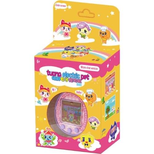 Mini Electronic Pets Toys 8 Pets in 1 Virtual Cyber USB Charging Micro Chat Pet Toy for Kids Adults Gift R9JD