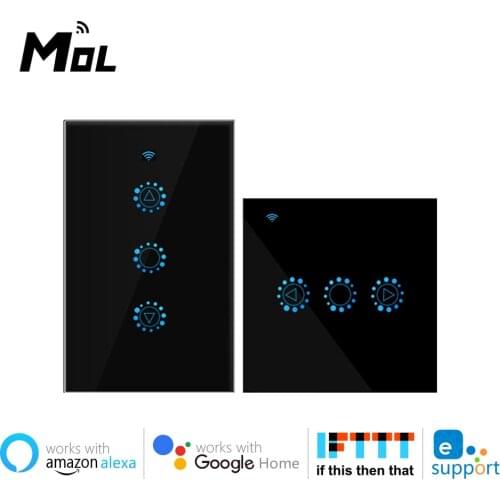 MOL Led Dimmer Smart Wifi Touch Light Switch 220V/110V EU/US Works With Alexa Google Assistant Ewelink