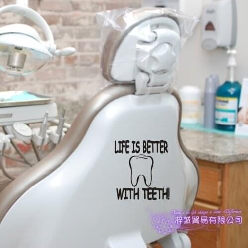 Tooth Brushing Teeth Sticker Dental Clinic Dentistry Decal Bathroom Poster Vinyl Art Wall Decals Pegatina Decor Mural