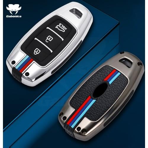 New Car Key Case Cover For Hyundai i30 i40 ix35 KONA Solaris Grandeur Ig Accent Santa Fe Palisade 2017 2018 2019 2020 2021 Cover