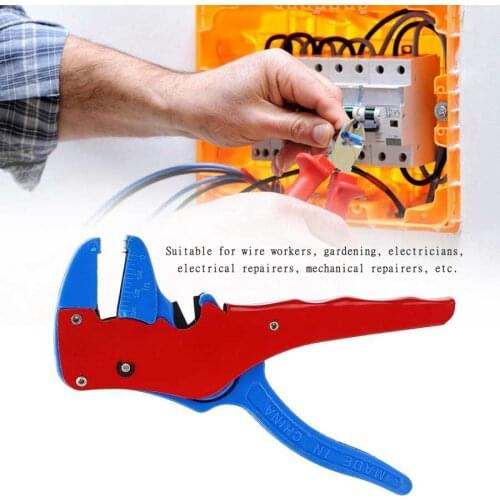 1PC 0.2-6mm Automatic Cable Wire Stripper Plier Self Adjusting Crimper Stripping Cutter Duckbill Type Crimping Pliers Tools