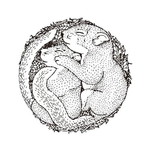 Animal Stamp Transparent Clear Stamp for DIY scrapbooking/Card Making c506