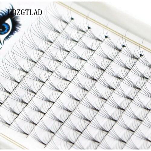 0.05/0.07/0.1mm 3/4/5/10D Russian Volume Eyelashes Extension Short Stem Premade Fans C/D curl Mink Eyelash Individual Extensions