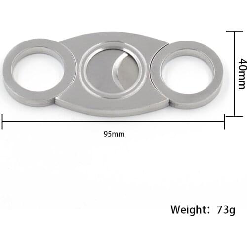 Cigar Cutter Stainless Steel Blades Scissor Pocket Smoke Knife