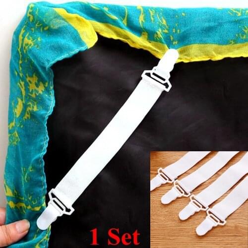 Sheet Clip 2019top 4pcs Bed Sheet Fasteners Mattress Strong Clip Elastic Holder Four Mounting Fixtures Anti-kick Sheets