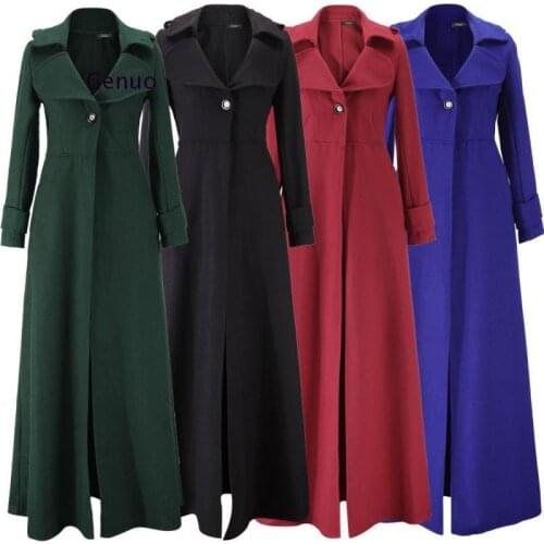 Women Jacket Winter Long 2020 Lapel Trench Parka Plus Size Ladies Chamarra Cazadora Mujer Coat for Girls