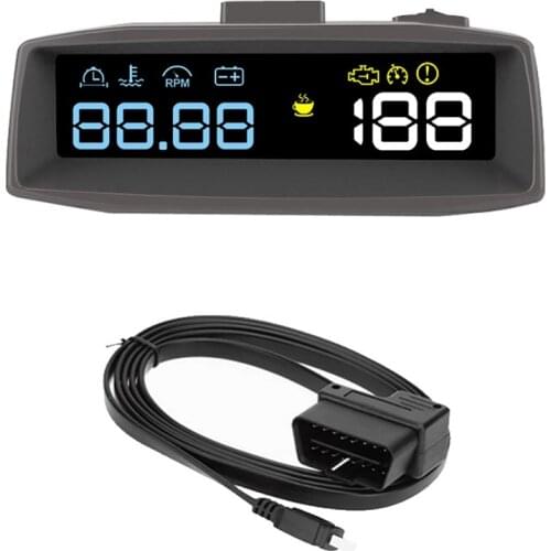Universal Head Up Display Car HUD Display Car HD Speed Digital Projector OBD2 II EUOBD Car HUD Head Up Display 4F