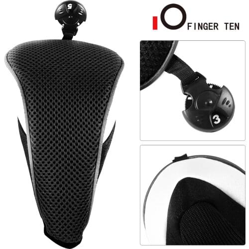 Driver Fairway Hybrid Golf Club Head Covers Putter Woods Cover Protector Interchangeable Tag Number No.1 3 5 7 X Drop Shipping