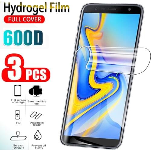 3pcs Hydrogel film screen protector For Samsung Galaxy J6 Plus J6 Prime soft protect film For Samsung J4 plus J4 Prime J4 Core