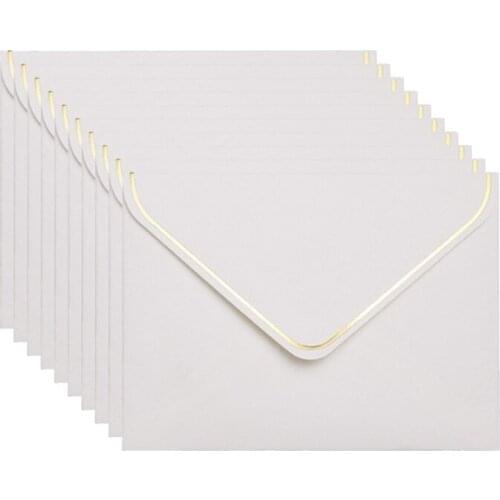 Hot Stamping Blessing Simple Creative Greeting Card Supporting Envelope Message G88D