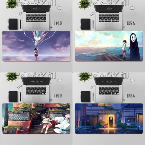 Gaming Mouse Pad Large Mouse Pad PC Gamer Computer Mouse Mat Big Mousepad Keyboard Desk Mat Anime Spirited Away XXL Mause Pad