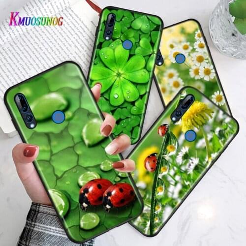 Creen Leaf Ladybug Daisy Cover For Honor 30i 10i 10X 9X 8X MAX 20 10 9 8 8A 8C 8S Prime 7A Pro Lite Phone Case