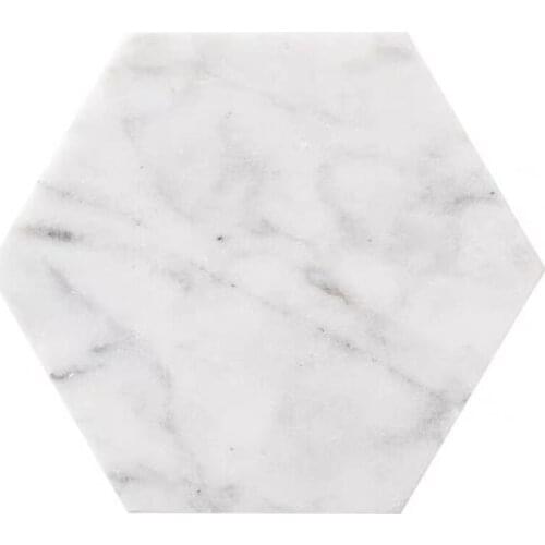 Square Thermal Insulation Tea Coaster Jewelry Nordic Natural Marble Coaster Coffee Round Anti-scalding Coaster