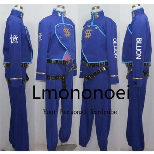 Lmononoei Customized JoJos Bizarre Adventure Okuyasu Nijimura Cosplay Costume