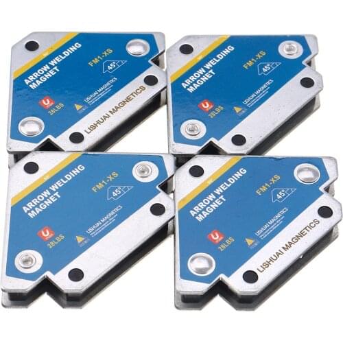 2pcs Magnetic Welding Holders Fixture Ferrite Holding Auxiliary Positioner Locator Tools For Hardware Finishing Magnet Holder