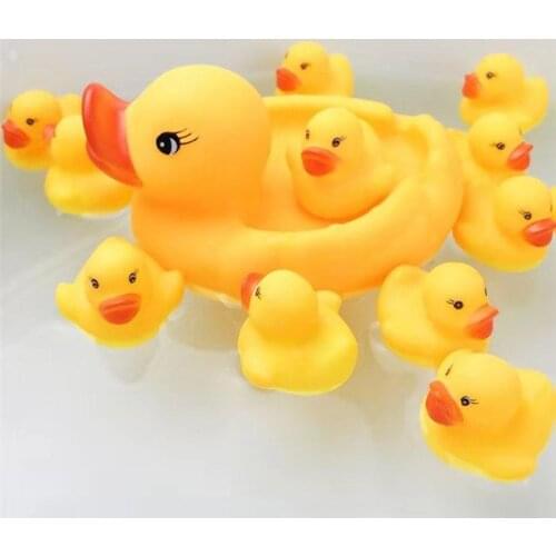 Cute Animals Swimming Water Toys Soft Rubber Float Squeeze Sound Squeaky Bathing Toy for Baby Bath Toys