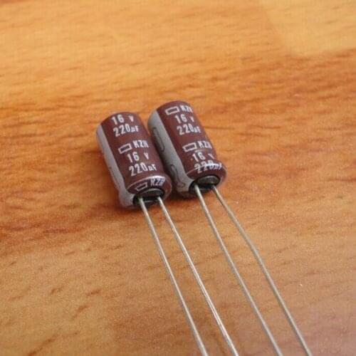 CAP Switching US 16V220UF Size:6*11 mm NIPPONCHEMI-CON High frequency low resistance new and original 50pcs/lot