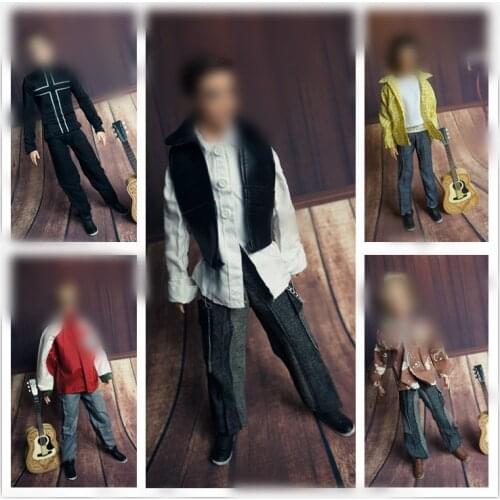 30cm Doll Dress Fashion Clothes handmade outfit For Barbie Doll for licca Accessories Baby Toys Best Girl' Gift