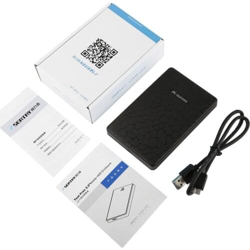 SEATAY HD101 2.5" USB 3.0 SATA 3.0 Hd Box HDD Hard Disk Drive External HDD Enclosure Case Tool Free 5 Gbps Transparent 4 colors
