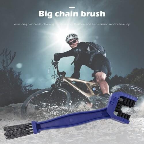 Chain Cleaner Brushes Maintenance Wash Tools Outdoor Bike Bicycle Scrubber Cycling Caring Personal Bicycle Supply