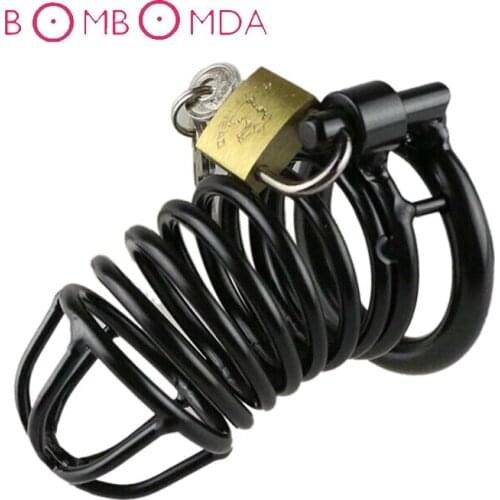 Stanless Steel Male Penis Cock Cage Chastity Cage Penis Ring Delay Ejaculation Time Lasting Sex Toys for Men Cock Ring Adult Toy