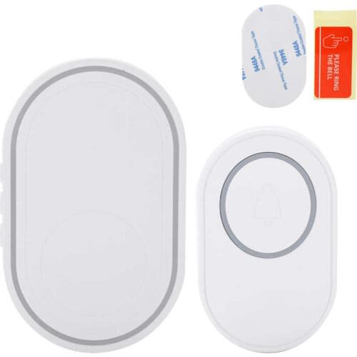 Smart Wireless Doorbell Anti-Dismantle 433MHz 220V EU Plug for Villas Warehouses Schools Factories