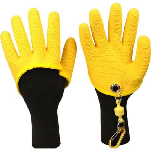 Waterproof Fishing Catch Gloves Non-Slip And Anti-Stab Gloves Free-Puncture Scratches Fisherman Catch Fish Glove