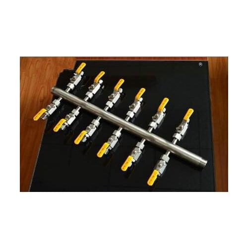 Air manifold air Distributor stainless steel air Splitter Air Flow Control 4-way 6-way 8-way Pneumatic instrument accessories