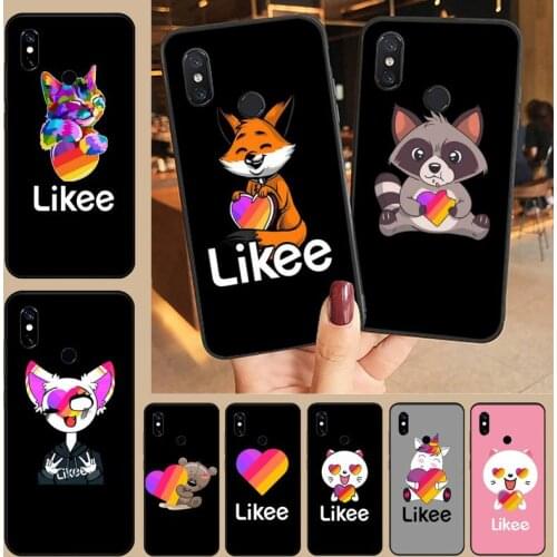 Likee Funny cat bear love heart Phone Case For Xiaomi Mi A1 A2 5 6 6PLUS 8 9 SE Lite MIX 2 2S MAX 2 3 Pocophone F1